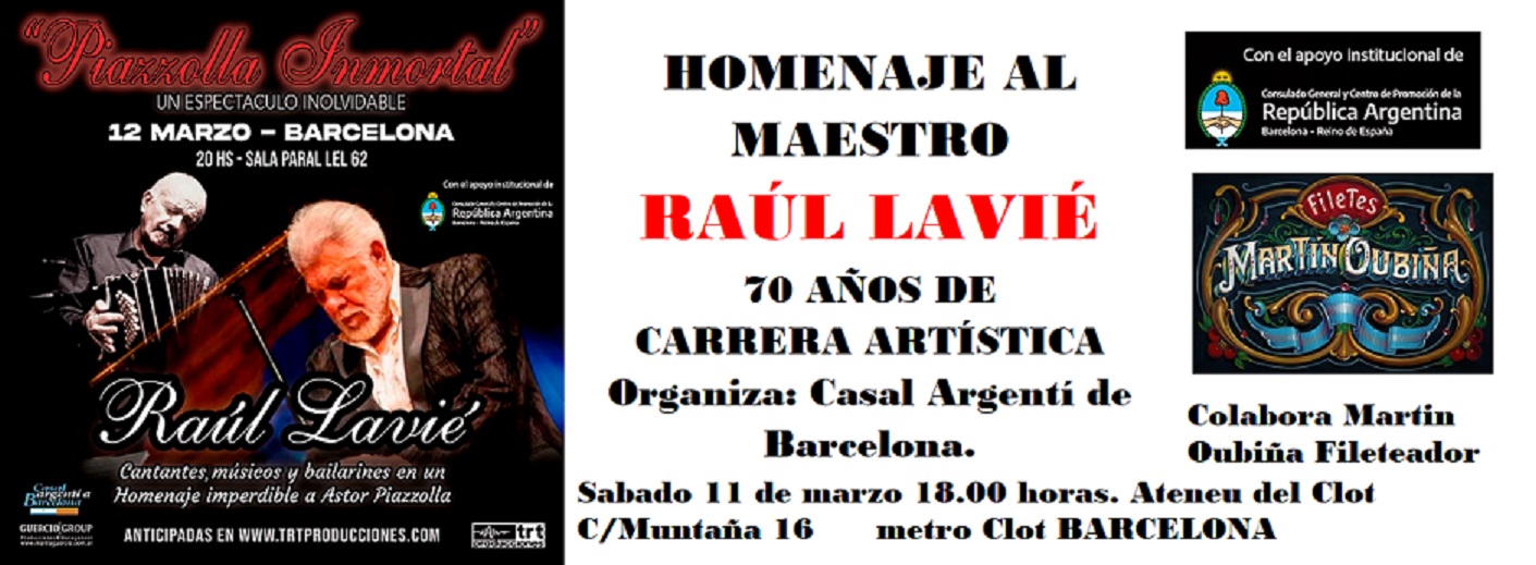 HOMENAJE A RAUL LAVI